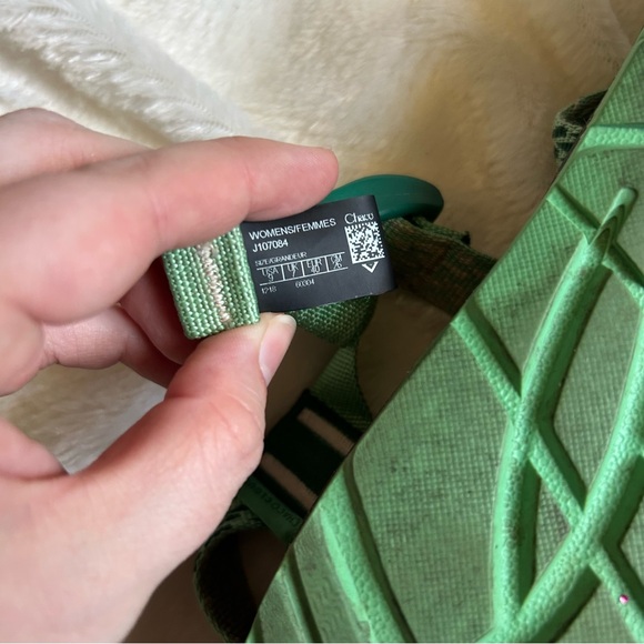 Chaco z/cloud 2 tidal katydid blue green strap sandals womens 9 - Picture 8 of 9